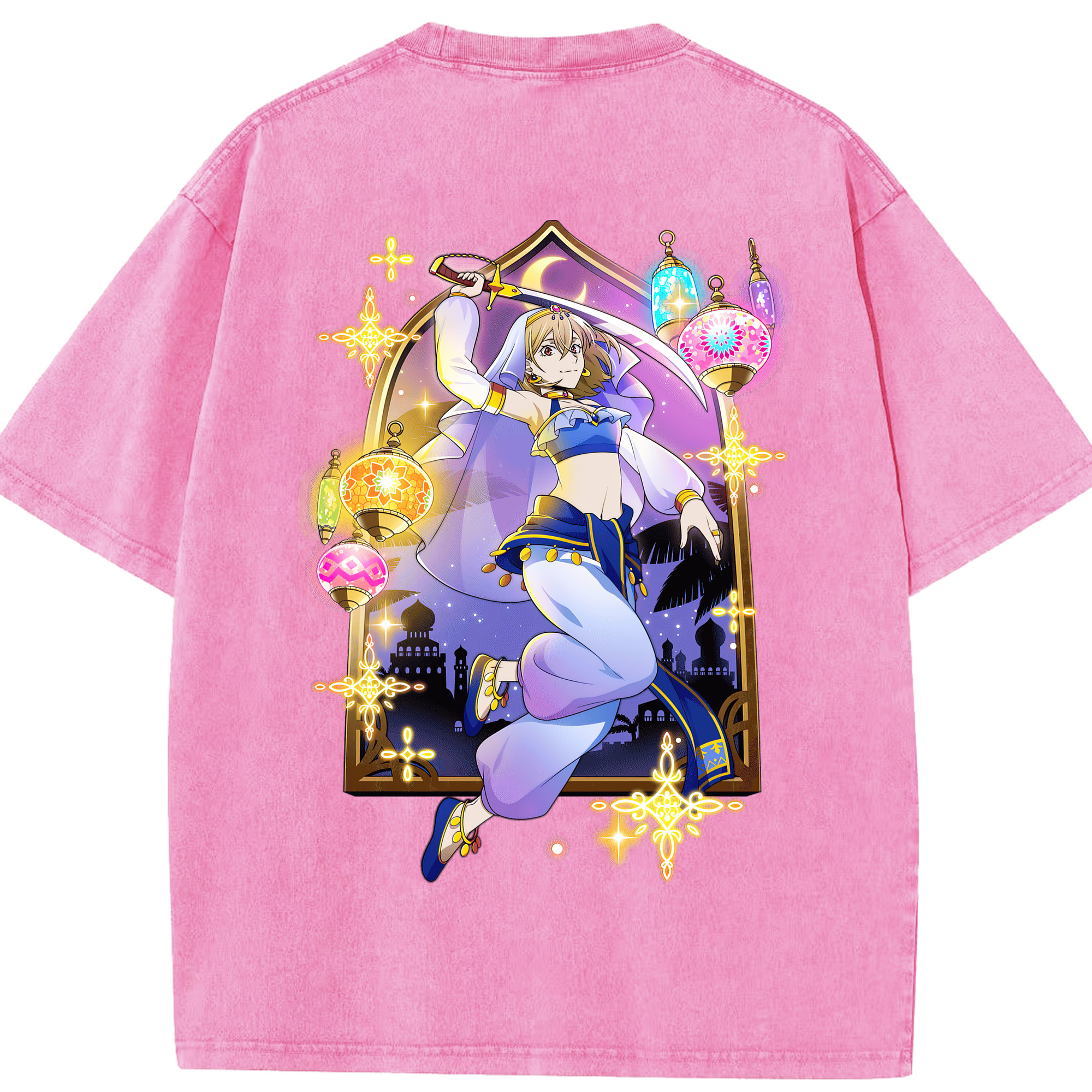 （画像用） 文豪ストレイドッグス Bungo Stray Dogs 綿100% ヴィンテージ風 半袖Tシャツ（背面プリント）